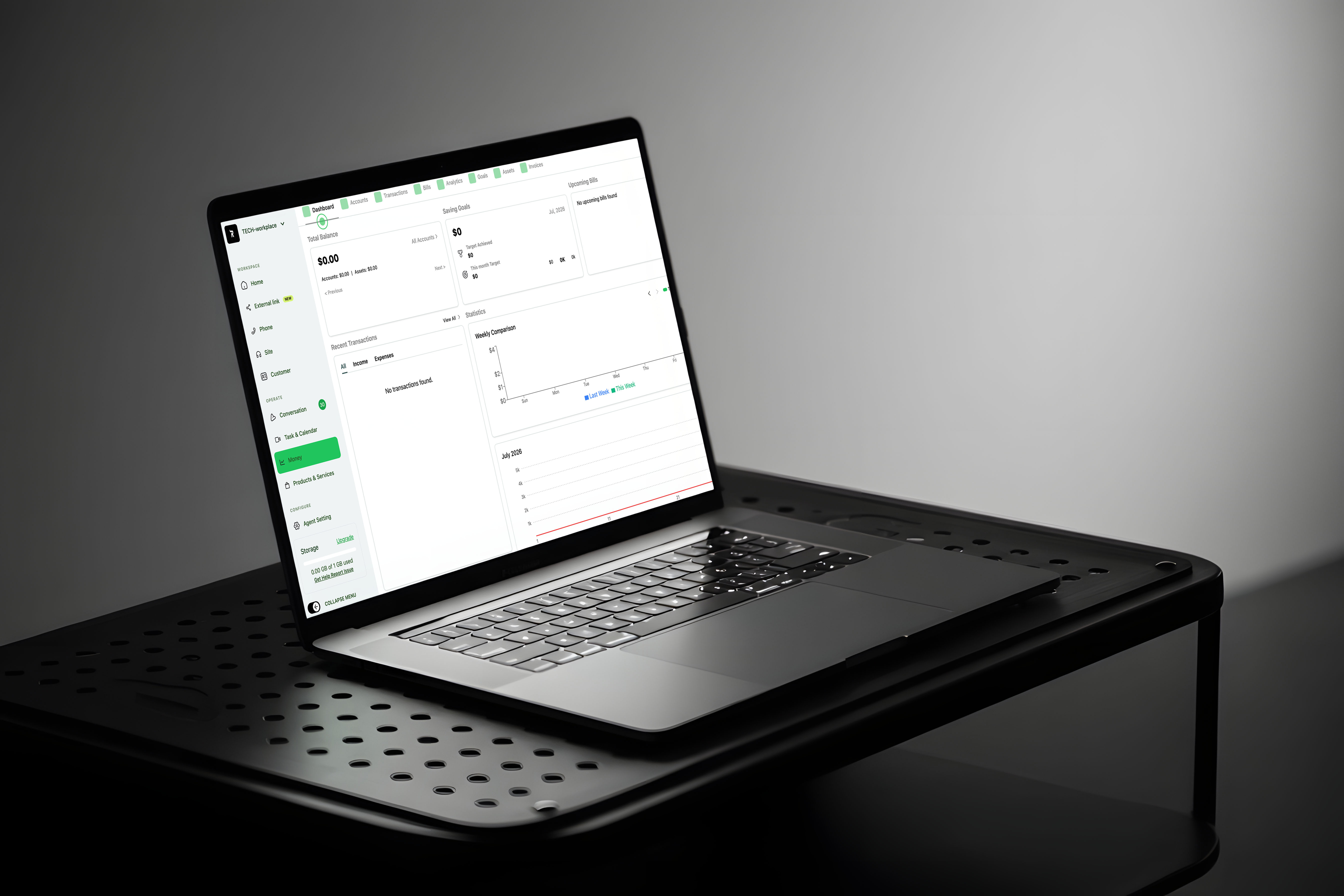 The processed data is indexed and connected with AI models, enabling real-time responses and insights through a conversa